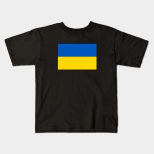 Flag of Ukraine. Stand with Ukraine! Kids T-Shirt